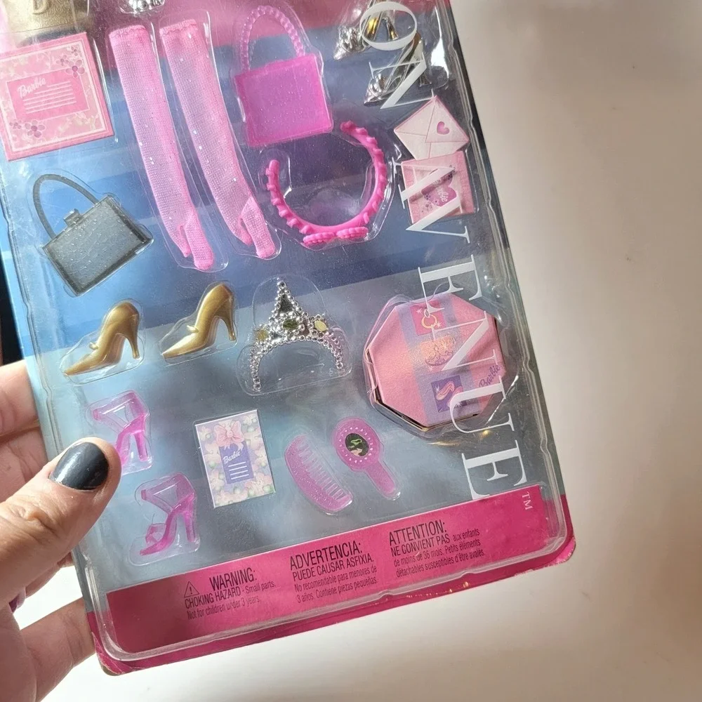 Barbie Fashion Avenue‎ Accessory Packs 2002 NEW, NRFB Shoes Purses